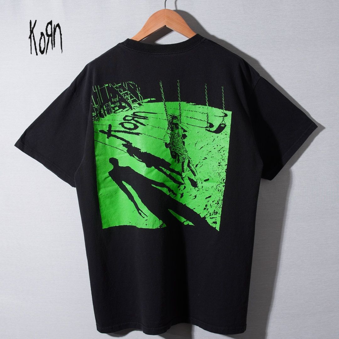 Korn コーン　ロックT バンドT サイズXL コーン KORN Tシャツ XL ブラック バンドT バンT ロックT オーバー