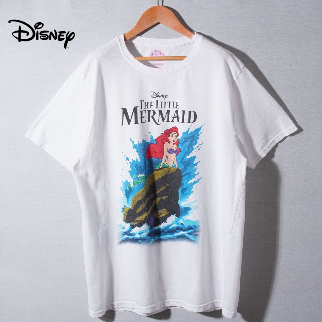 ディズニー Disney リトル マーメイド アリエル Tシャツ XL ホワイト