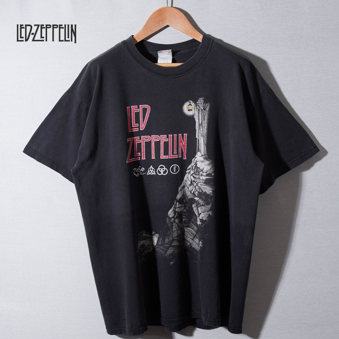 00s レッドツェッペリン Led Zeppelin Tシャツ L 2001年製 ブラック
