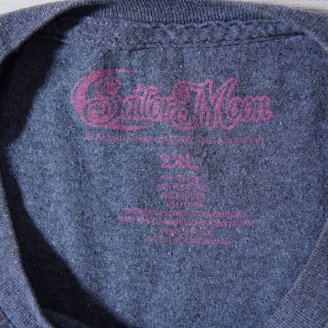 美少女戦士 セーラームーン Sailor Moon Tシャツ XXL 2XL ブルー
