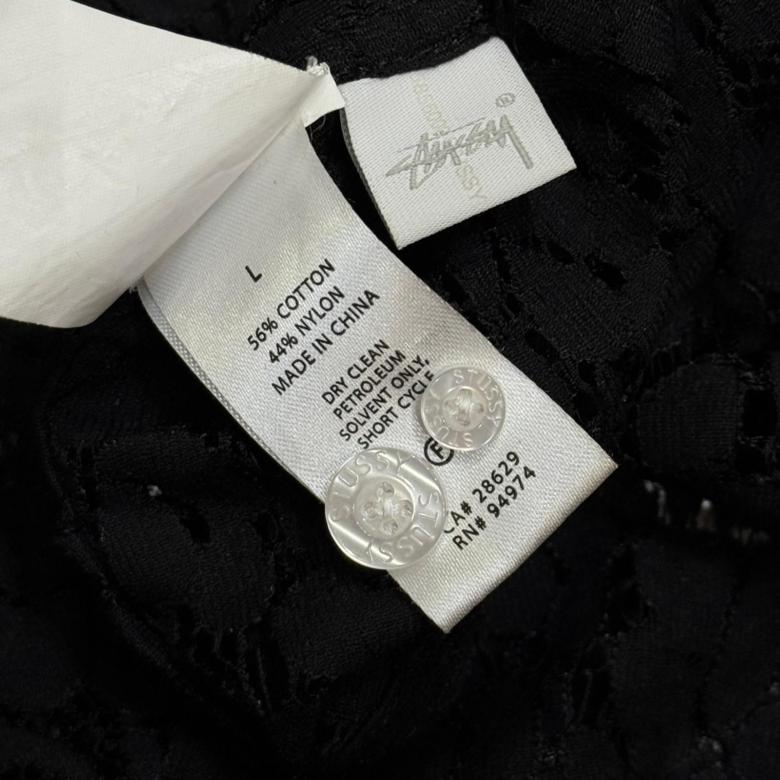 STUSSY 21SS Floral Pattern Lace フローラルパターンレースシャツ