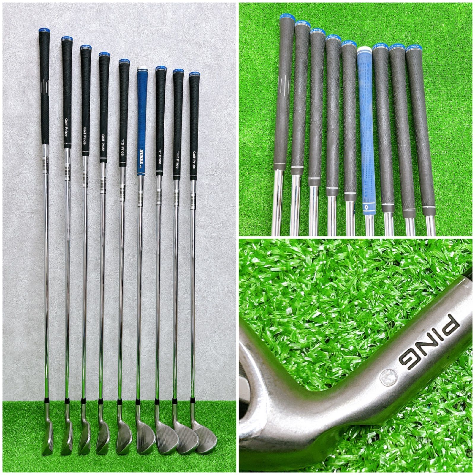 豪華9本 レフティ PING ピン G アイアンセット 左利き 初心者 ゴルフ 5