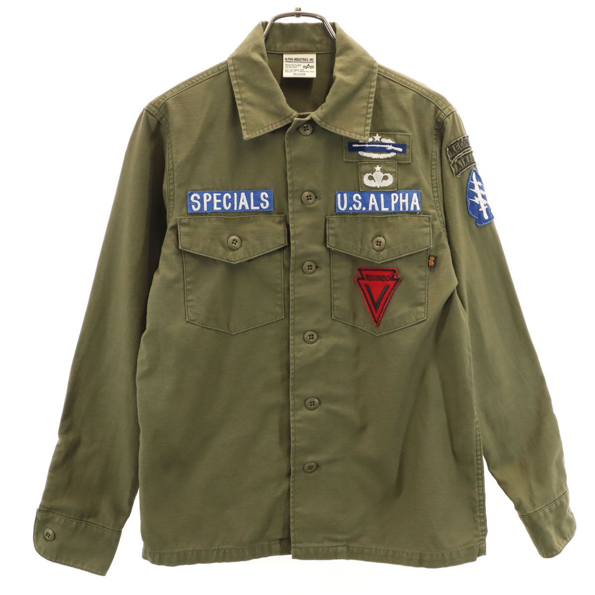 ALPHA INDUSTRIES INC アルファインダストリーズ 長袖 ミリタリー 