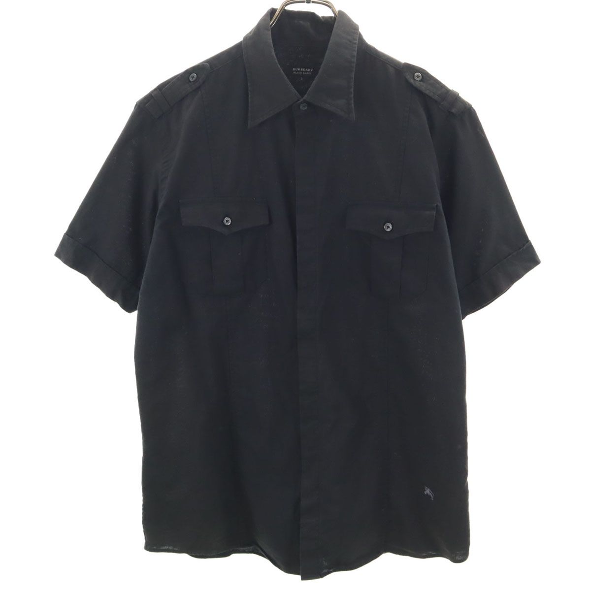 BURBERRY BLACK LABEL バーバリーブラックレーベル 半袖 ミリタリー 