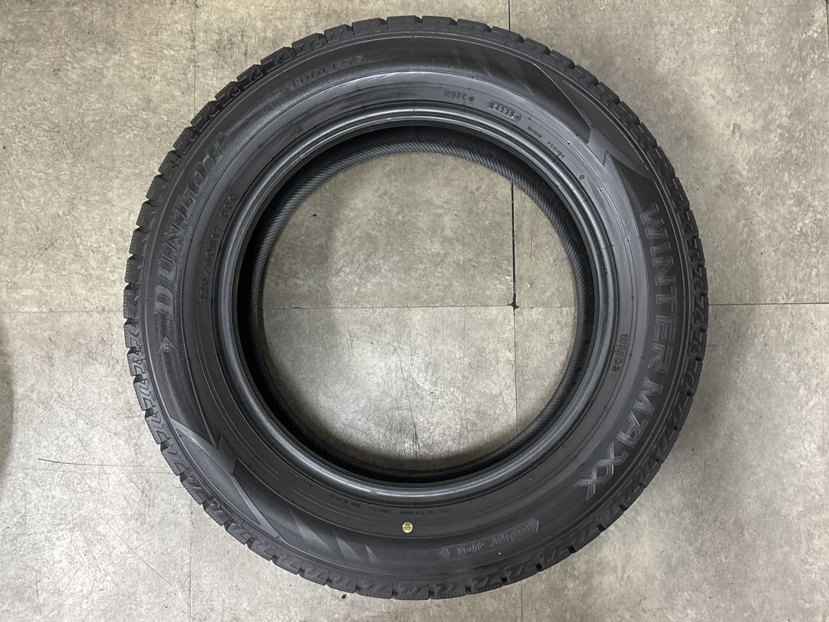 2025年製 バリ溝】ダンロップ ウィンターマックス WM02 225/60R17 4本