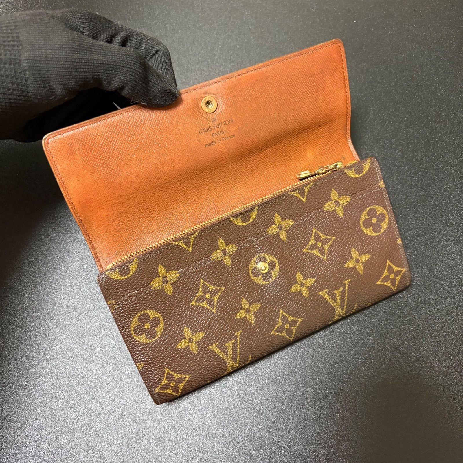 e58 ポルトモネ クレディ ポルトフォイユ サラ 旧型 Louis Vuitton