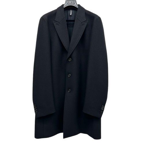 DIOR ディオール ロングコート ウール ブラック 233C352A2068 メンズ
