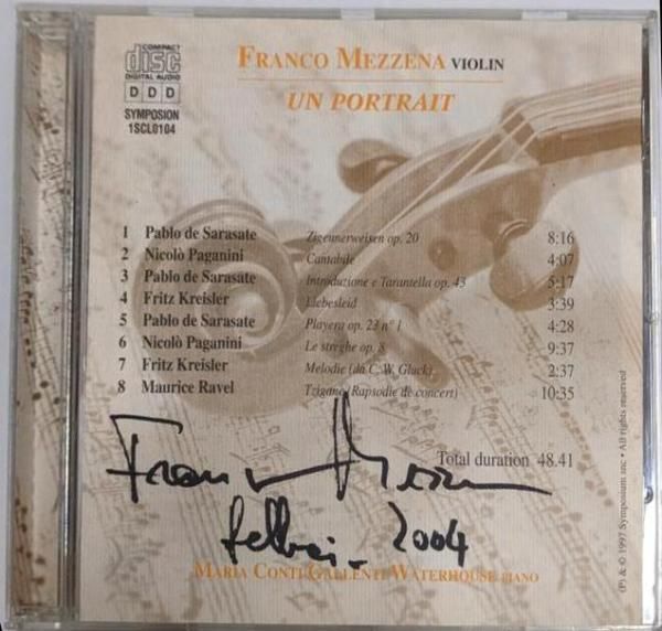 【中古CD】Franco Mezzena /Un Portrait