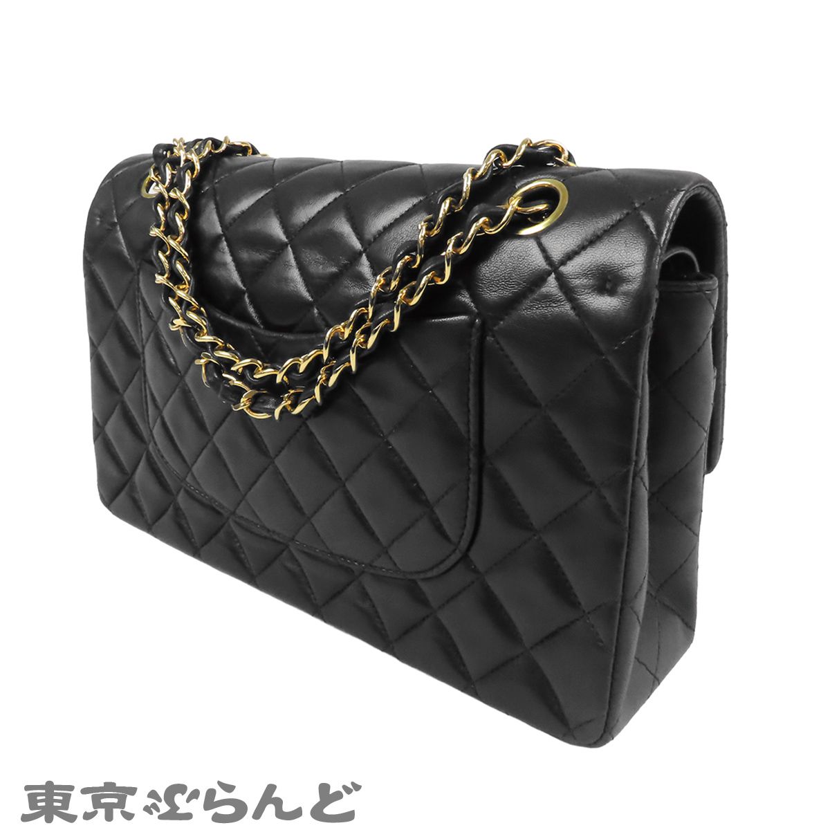 シャネル CHANEL チェーンショルダーバッグ ブラック 黒 ゴールド金具