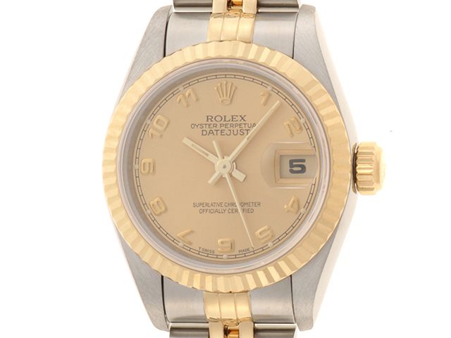 ROLEX ロレックス デイトジャスト26 69173 腕時計 K18イエローゴールド