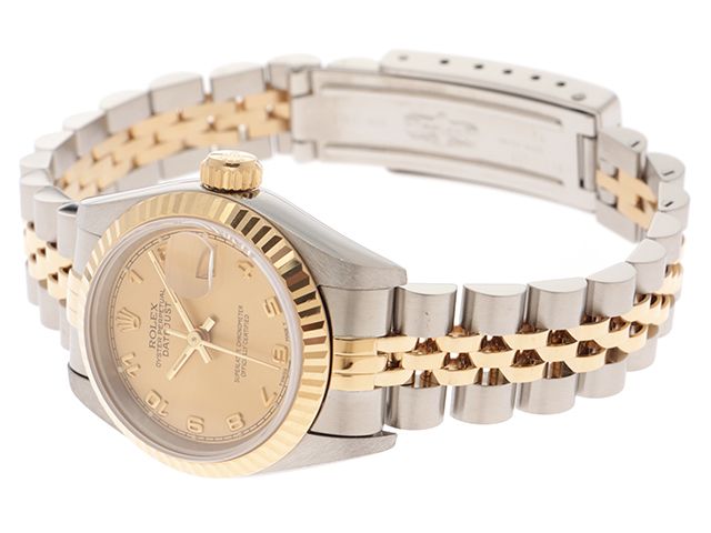 週末限定セール希少　新品　ロレックス　デイトジャスト　掛け時計　ゴールド ROLEX ロレックス デイトジャスト26 69173 腕時計 K18イエローゴールド