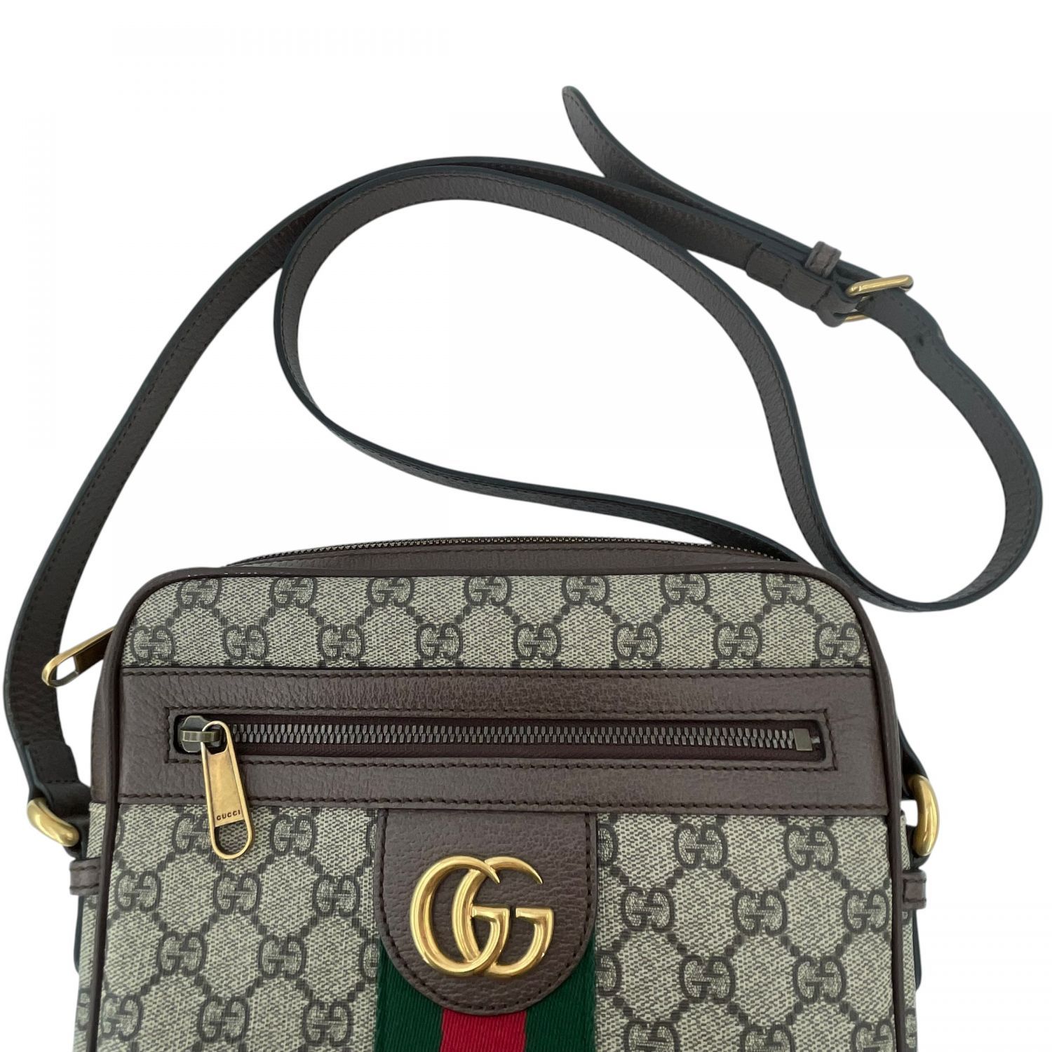 【中古】 GUCCI グッチ  547926 オフィディア GGスプリーム スモール メッセンジャーバッグ ショルダー ブラウン ユニセックス  26008998 KJ 中古】 GUCCI グッチ 547926 オフィディア GGスプリーム スモール