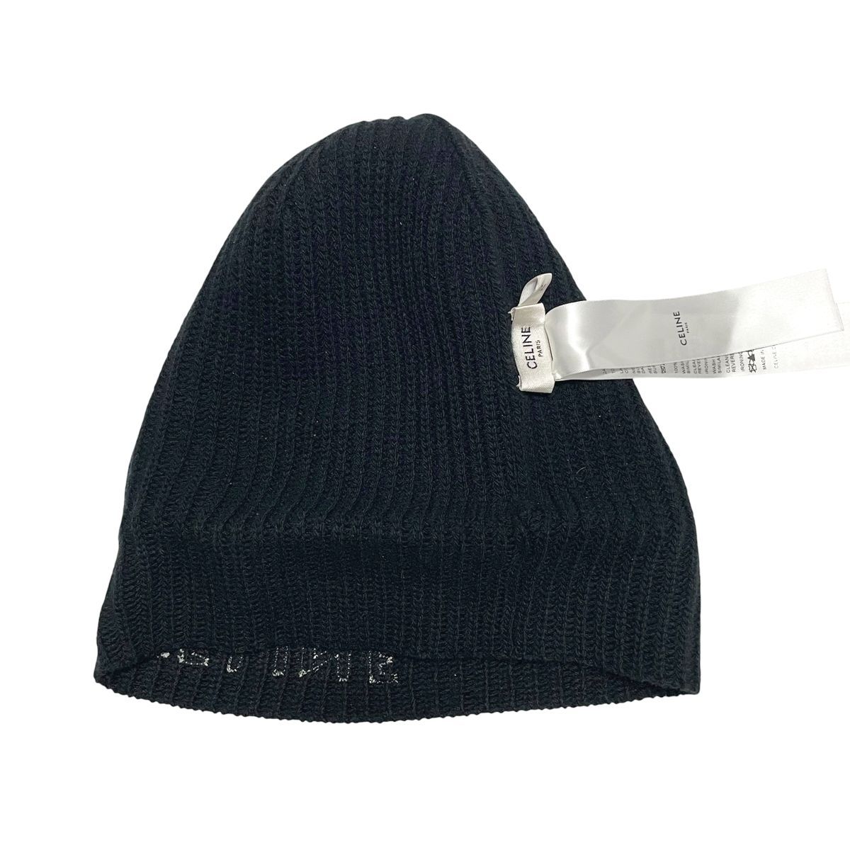中古】 CELINE セリーヌ ニットキャップ ニット帽 2AE2I423P.38NO ロゴ