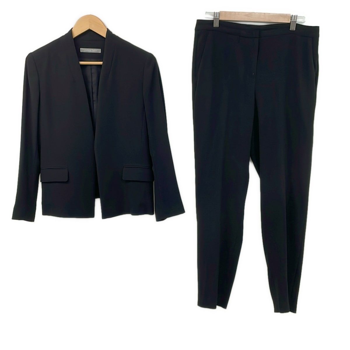 theory luxe(セオリーリュクス) レディースパンツスーツ レディース美品 - 黒 ノーカラー