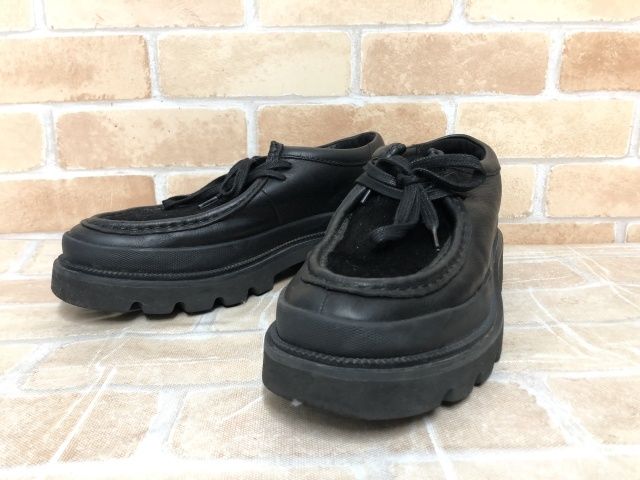 【中古】 Clarks クラークス ワラビー レザーシューズ 261838967060 ブラック UK6（24.5cm) 111455019