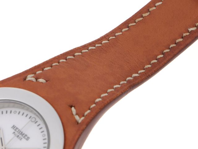 HERMES エルメス 時計 アーネ HA3.410 ホワイト文字盤 ステンレス