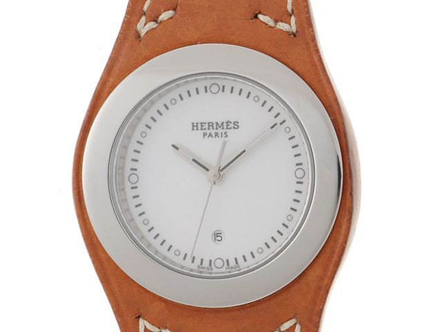 エルメス アーネ HA3.410 クオーツ 腕時計 HERMES エルメス 時計 アーネ HA3.410 ホワイト文字盤 ステンレス