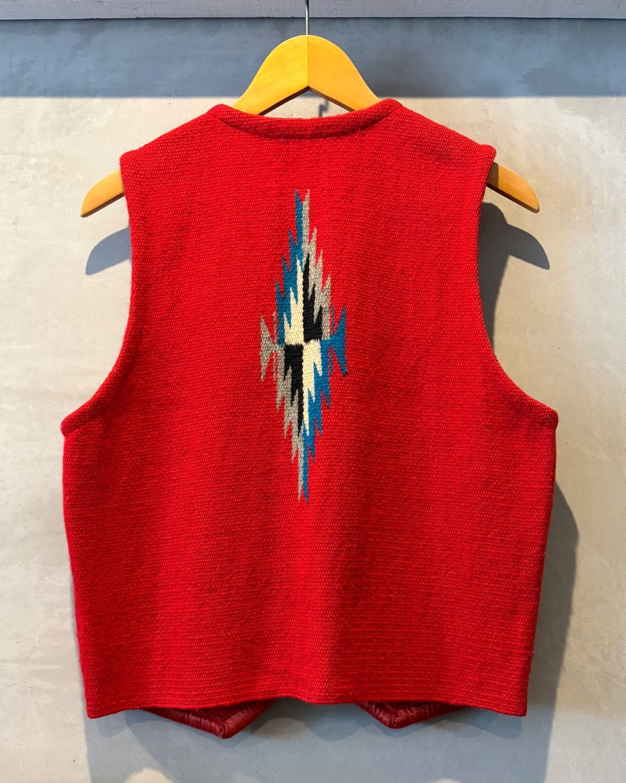 ORTEGA'S-Wool vest-(size 38)Made in U.S.A. 美品 オルテガ