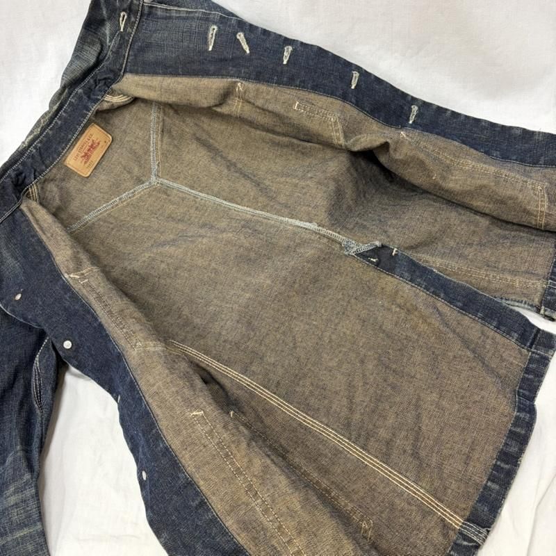 リーバイス 70823-03 デニムカバーオール M ダメージ加工 メンズ M