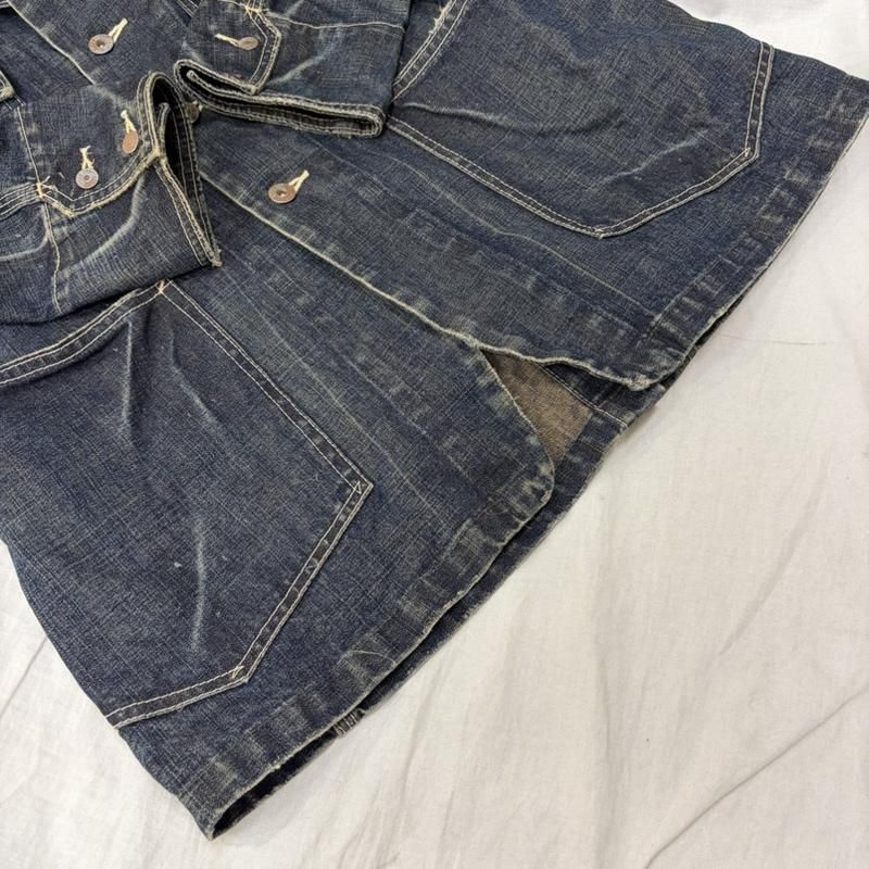 リーバイス 70823-03 デニムカバーオール M ダメージ加工 メンズ M