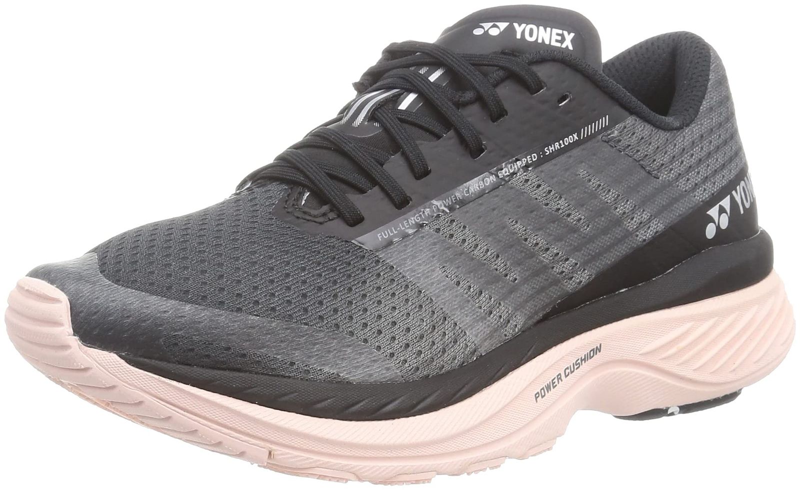 [ヨネックス] ランニングシューズ セーフラン100X レディース ブラック/ライトピンク 25.0 cm [ブラック/ライトピンク] [25.0 cm]