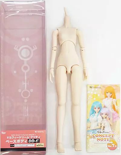 【中古】ドールアクセサリー DDPベースボディ(DD-f3/セミホワイト) DDP/ドルフィードリームプリティ ボークスショップ＆ホビー天国ウェブ限定