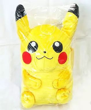 [Used] Plush Pikachu Don and the Big Pikachu Plush Toy ~ 2009 ~ “Pokémon Diamond & Pearl the Movie”