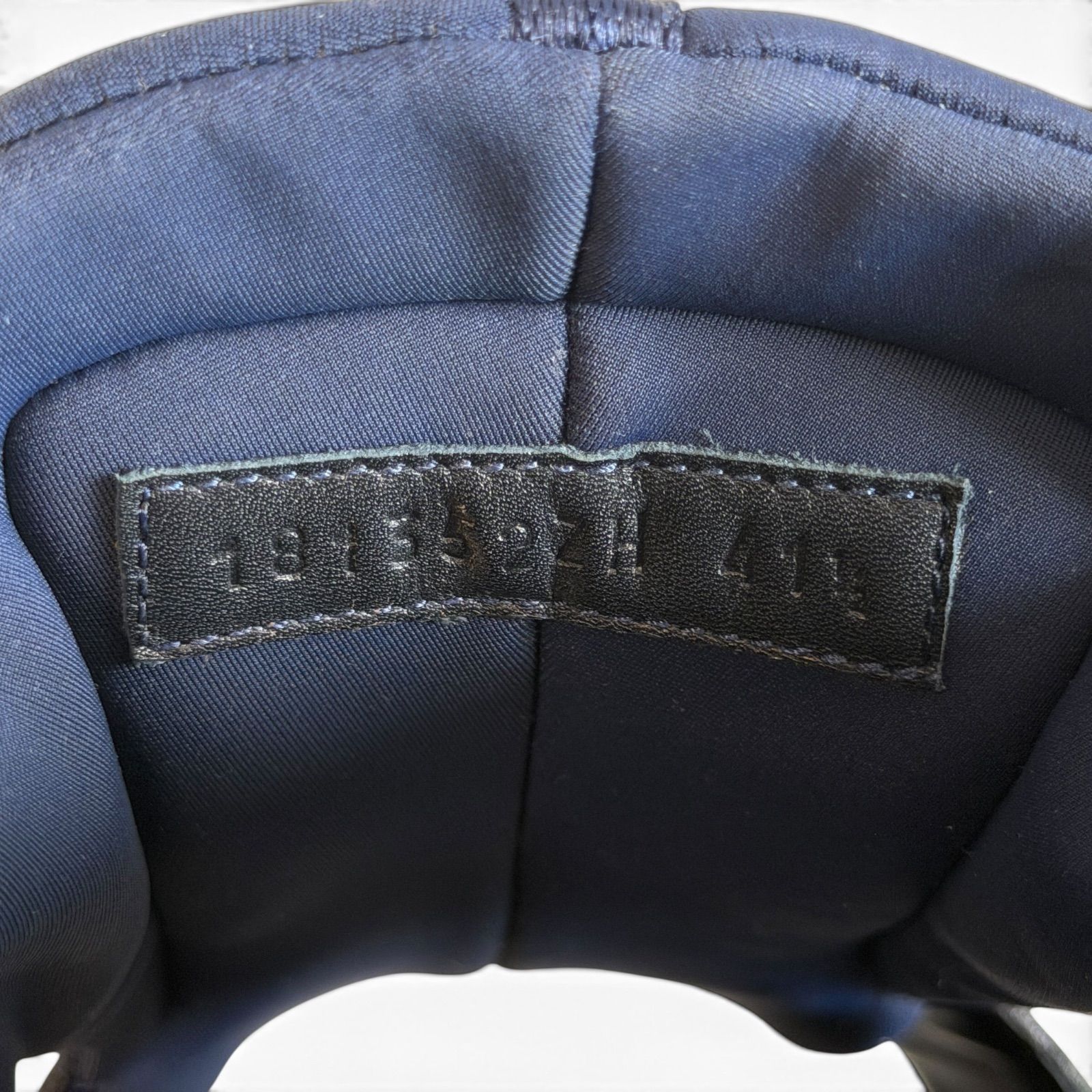 HERMES エルメス スポーツサンダル 靴 レザー ネイビー ブラック 