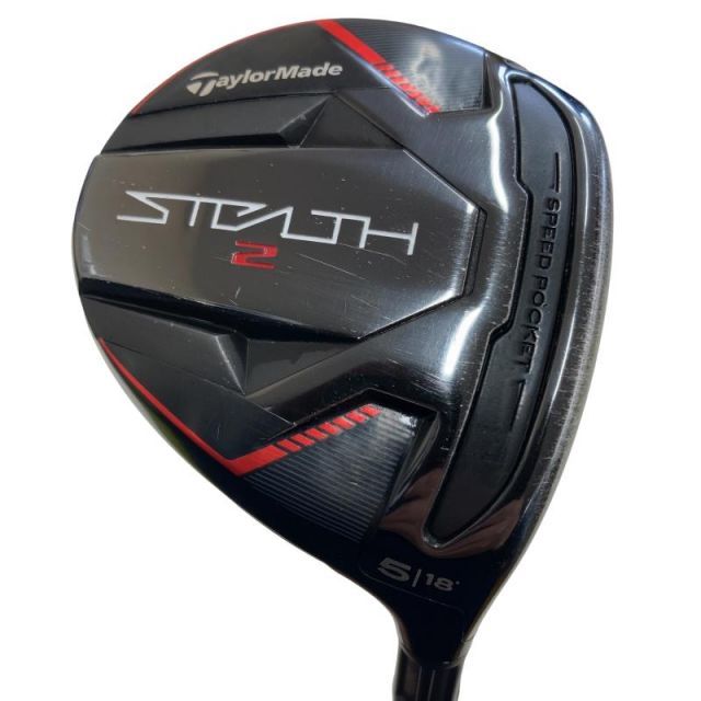 【中古】 テーラーメイド STEALTH2 5W フェアウェイウッド FW TENSEI RED TM50(STEALTH FW) (フレックスSR) メンズ 男性用 右利き 右用 Cランク ゴルフクラブ