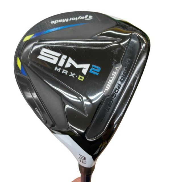 【中古】 テーラーメイド SIM2 MAX-D 3W フェアウェイウッド FW TENSEI BLUE TM50(SIM2 FW) (フレックスS) メンズ 男性用 右利き 右用 Cランク ゴルフクラブ