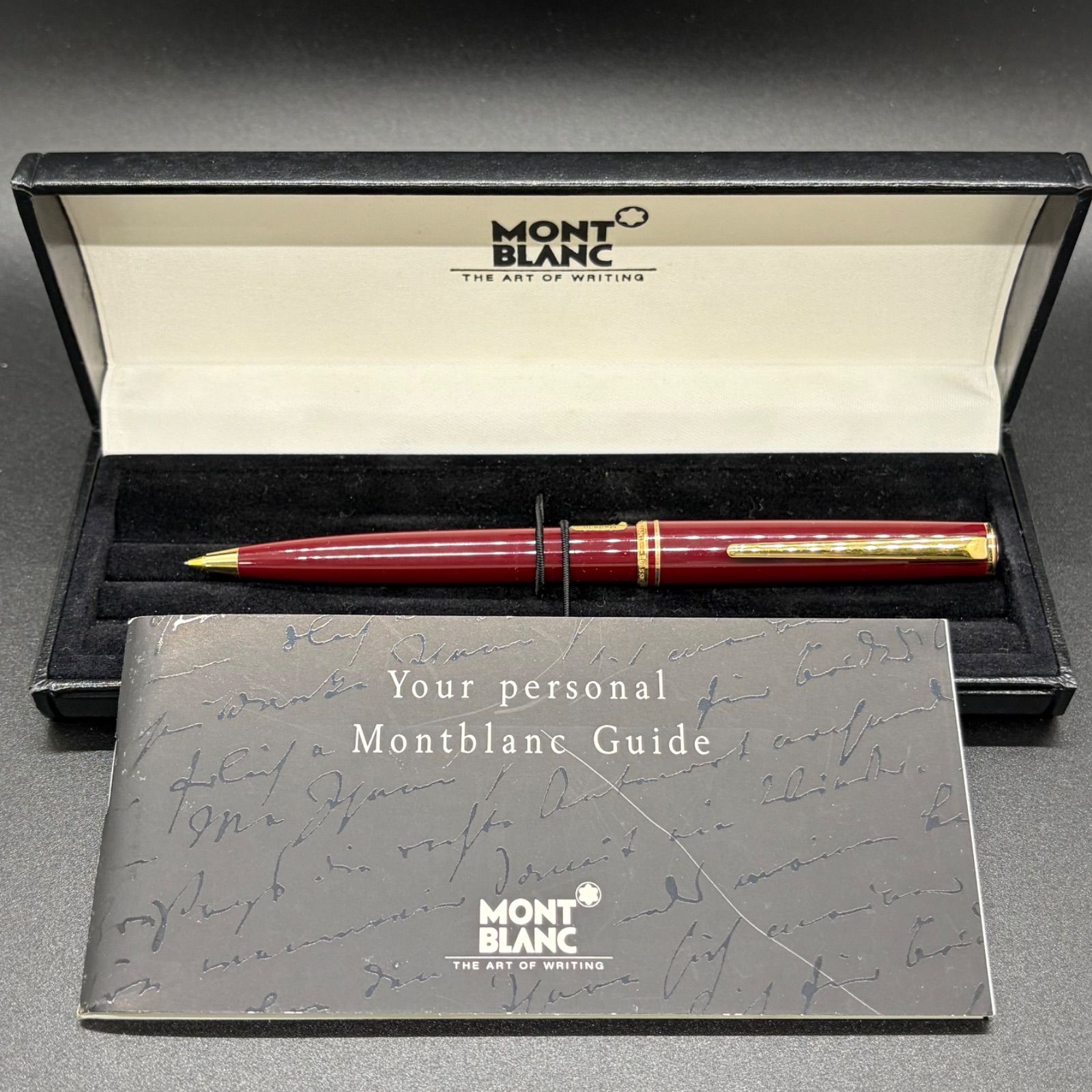 箱・説明書付】MONTBLANC クラシック シャープペンシル ボルドー