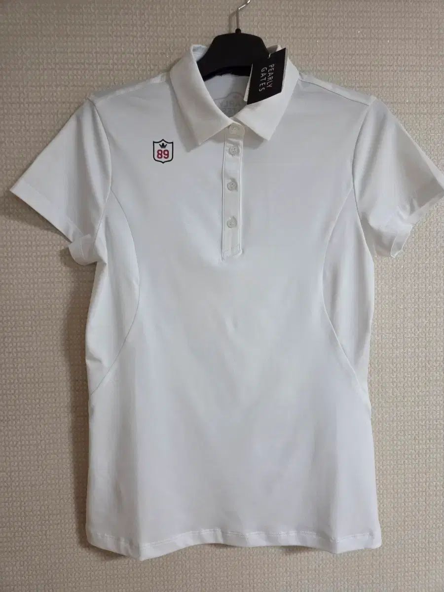 PEARLY GATES ゴルフ半袖 カラーTシャツ 白 新品