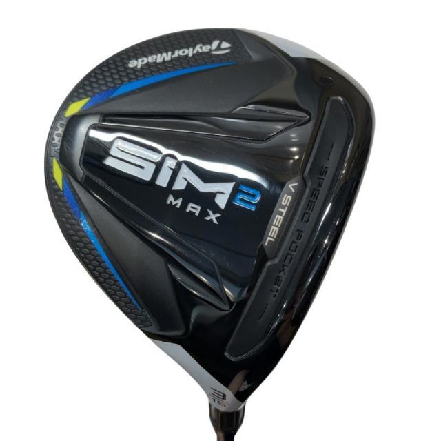 【中古】 テーラーメイド SIM2 MAX 3W フェアウェイウッド FW TENSEI BLUE TM50(SIM2 FW) (フレックスR) メンズ 男性用 右利き 右用 Cランク ゴルフクラブ