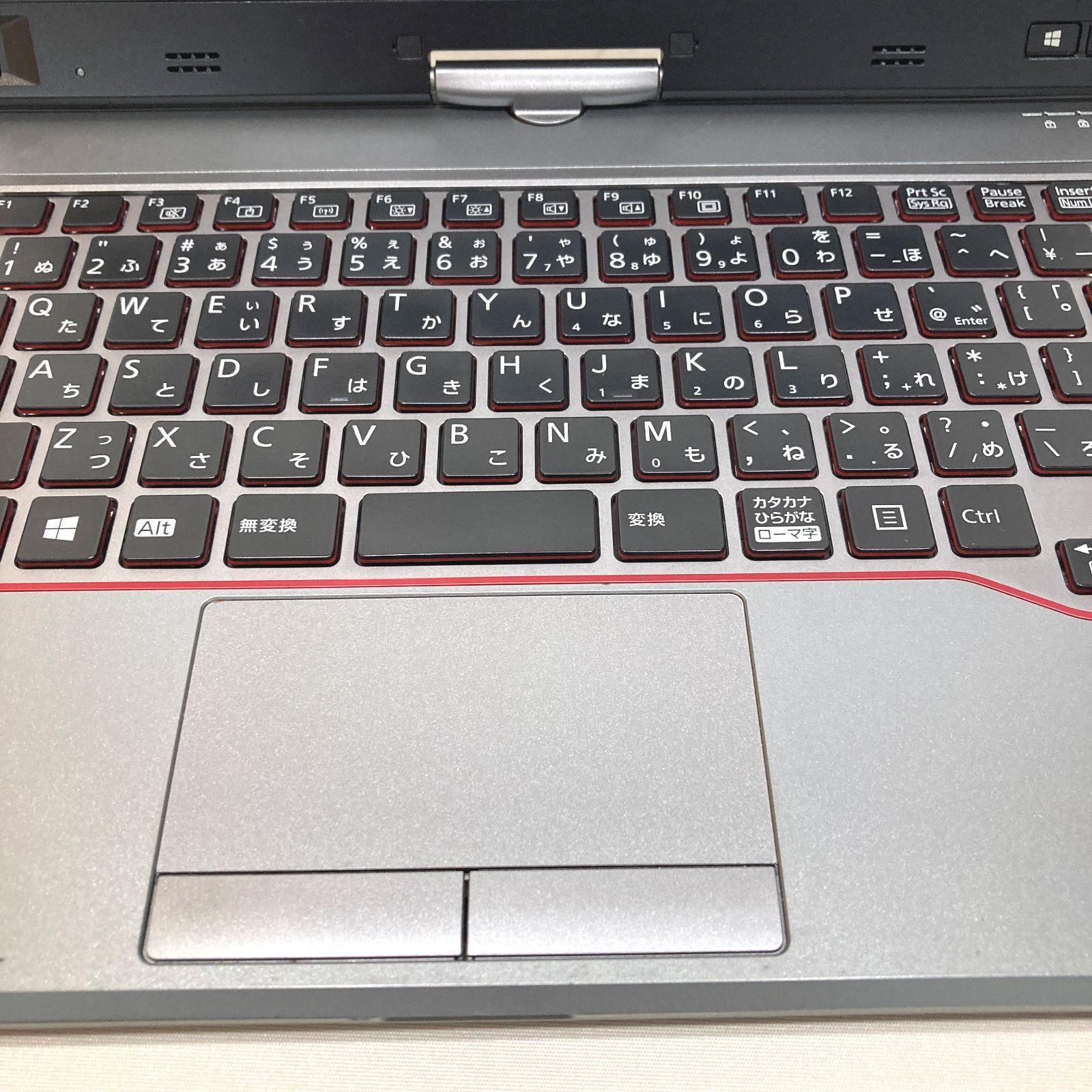 初心者向け✨タッチパネルノートPC 富士通シルバー- メルカリ