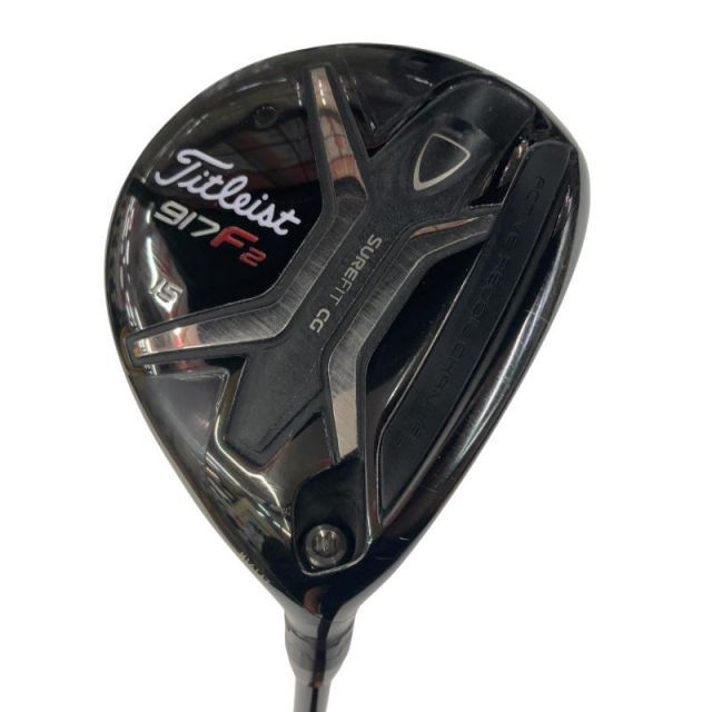 【中古】 タイトリスト 917 F2 15° フェアウェイウッド FW Titleist Speeder 517 (フレックスS) メンズ 男性用 右利き 右用 Cランク ゴルフクラブ