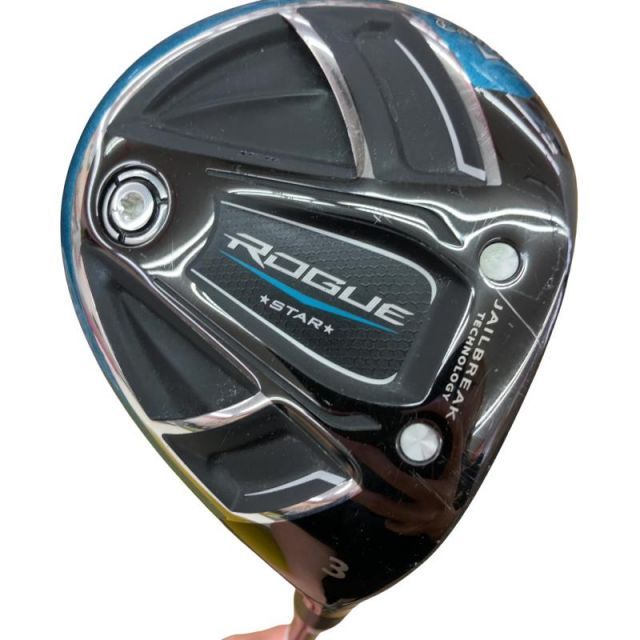【中古】 キャロウェイ ROGUE STAR 3W フェアウェイウッド FW Speeder EVOLUTION IV FW 50 (フレックスS) メンズ 男性用 右利き 右用 Cランク ゴルフクラブ