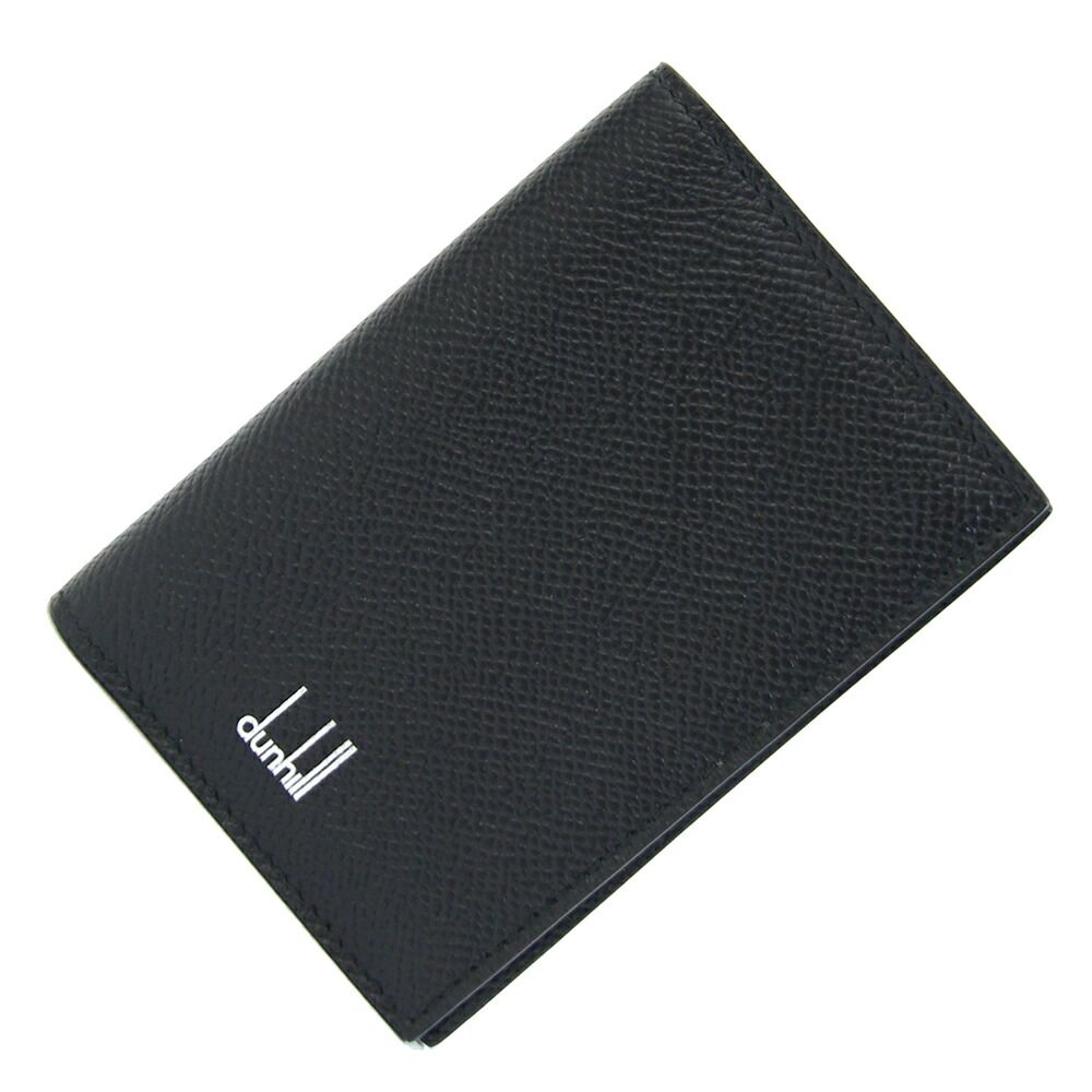 ダンヒル カードケース カドガン ブラック レザー 中古