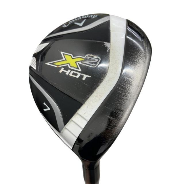 【中古】 キャロウェイ X2 HOT 7W フェアウェイウッド FW X2 HOT(フェアウェイ) (フレックスS) メンズ 男性用 右利き 右用 Cランク ゴルフクラブ
