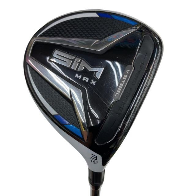 【中古】 テーラーメイド SIM MAX 3W フェアウェイウッド FW リシャフト (フレックスその他) メンズ 男性用 右利き 右用 Cランク ゴルフクラブ