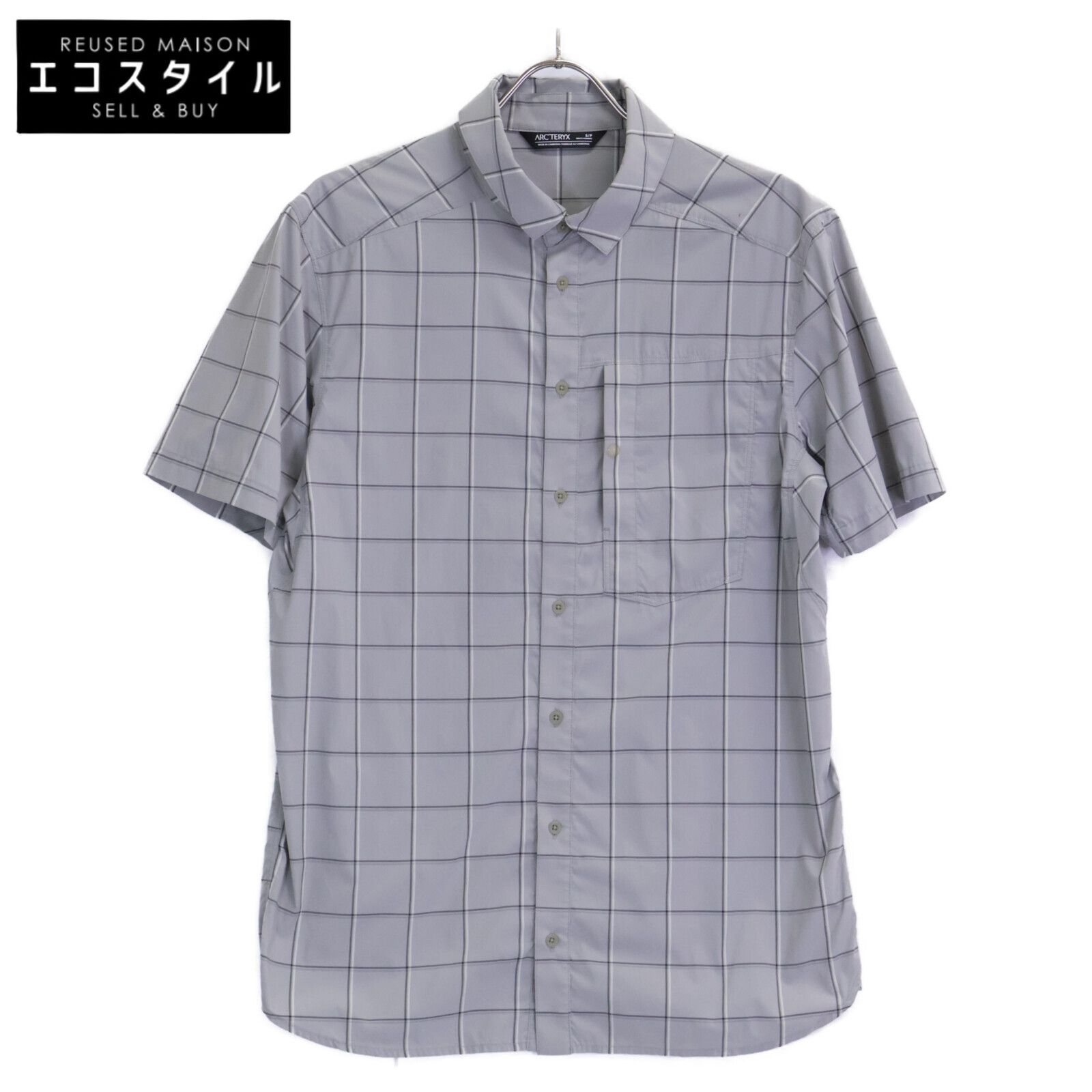 ARC'TERYX アークテリクス 23019 グレー リエル SS 半袖シャツ S