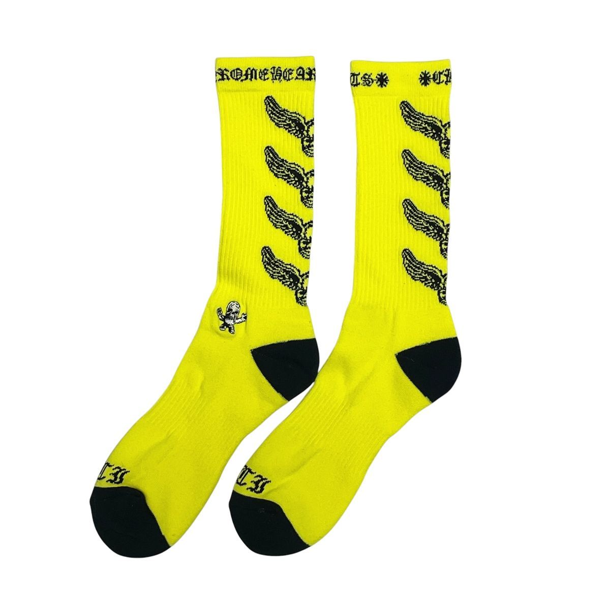 【中古】 CHROME HEARTS クロムハーツ FOTI MAHALIA SOCKS フォティ マハリア ソックス 靴下 スカル イエロー メンズ レディース 26016461 AO 15,392円