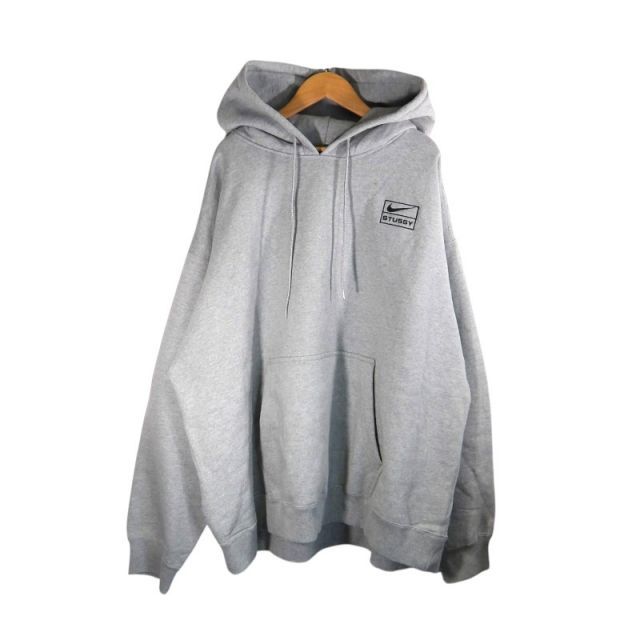 STUSSY 22ss NIKE NRG WASHED HOODIE GREY サイズXXL DJ9488-063