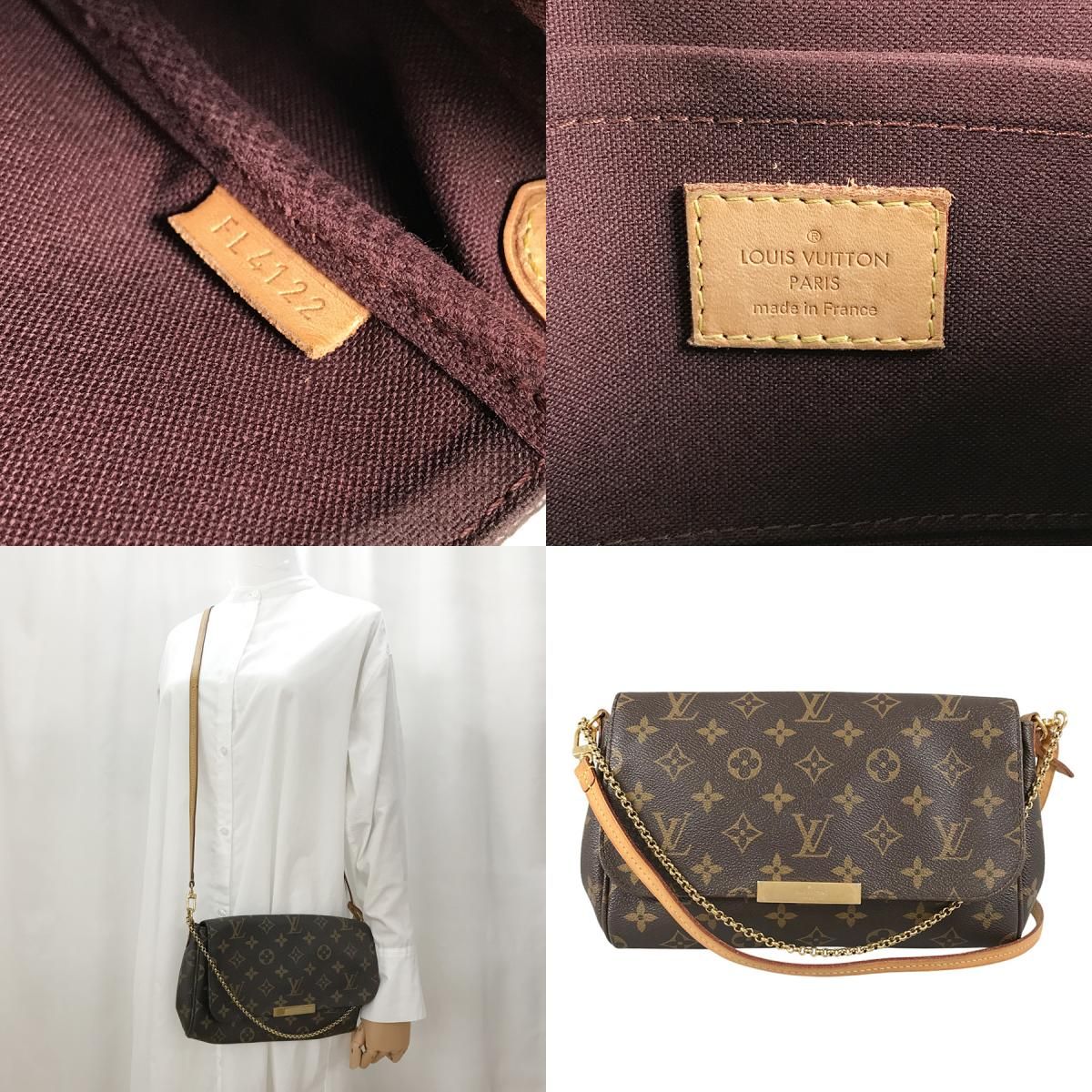 ルイ・ヴィトン LOUIS VUITTON モノグラム フェイボリット MM M40718