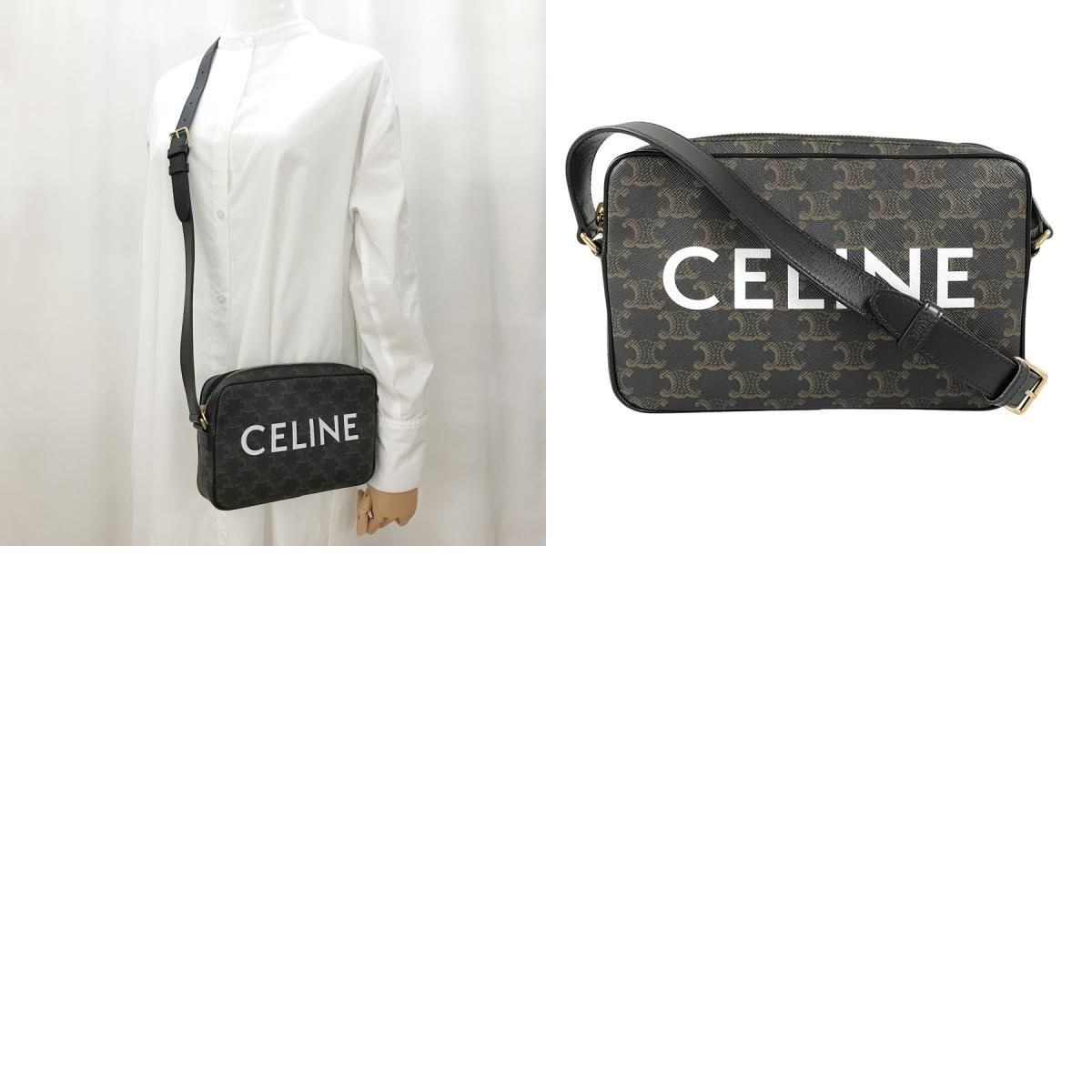 セリーヌ CELINE トリオンフ ミディアム メッセンジャー PVC