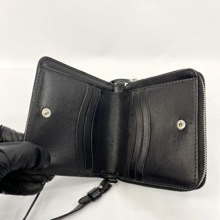 LEMAIRE ルメール RANSEL SQUARE ZIP WALLET レザー ウォレット 二
