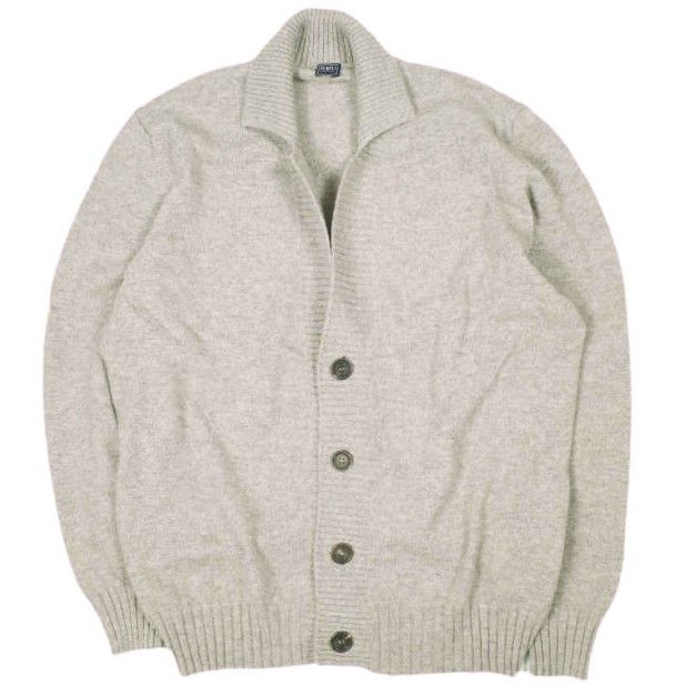 美品❣️FEDELI カシミヤシルク 薄手セーター 48サイズ FEDELI フェデーリ フェデリ イタリア製 CARD. TWILL ML. CASHMERE 襟