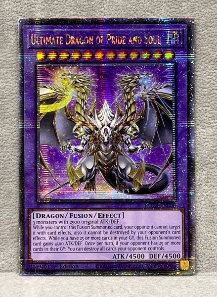 遊戯王 英語 北米版 誇りと魂の究極竜 25thシークレットレア 1st