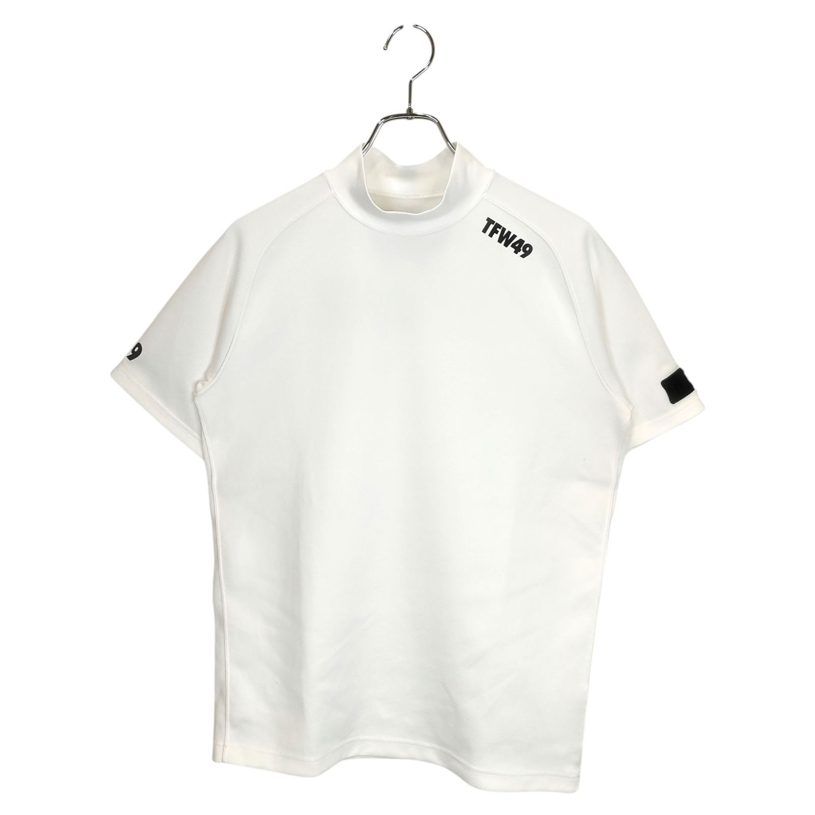 TFW49 モックネックTシャツ ホワイト　XL ゴルフ TFW49 ティーエフダブリュー ゴルフ 21SS MOCK NECK T 半袖 モック