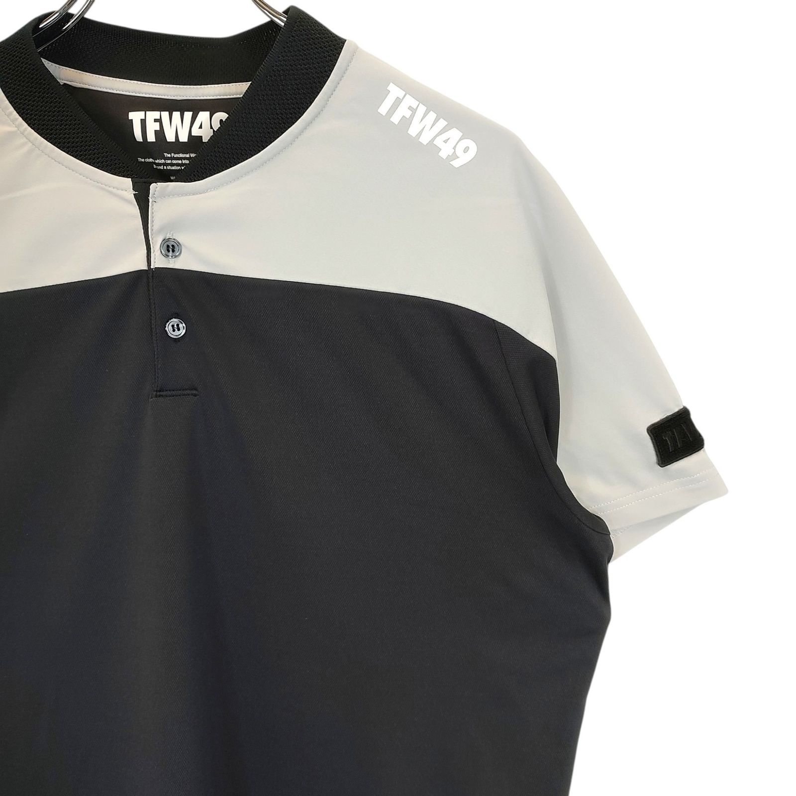 TFW49 ティーエフダブリュー ゴルフ 21SS COLLAR LESS POLO カラーレス