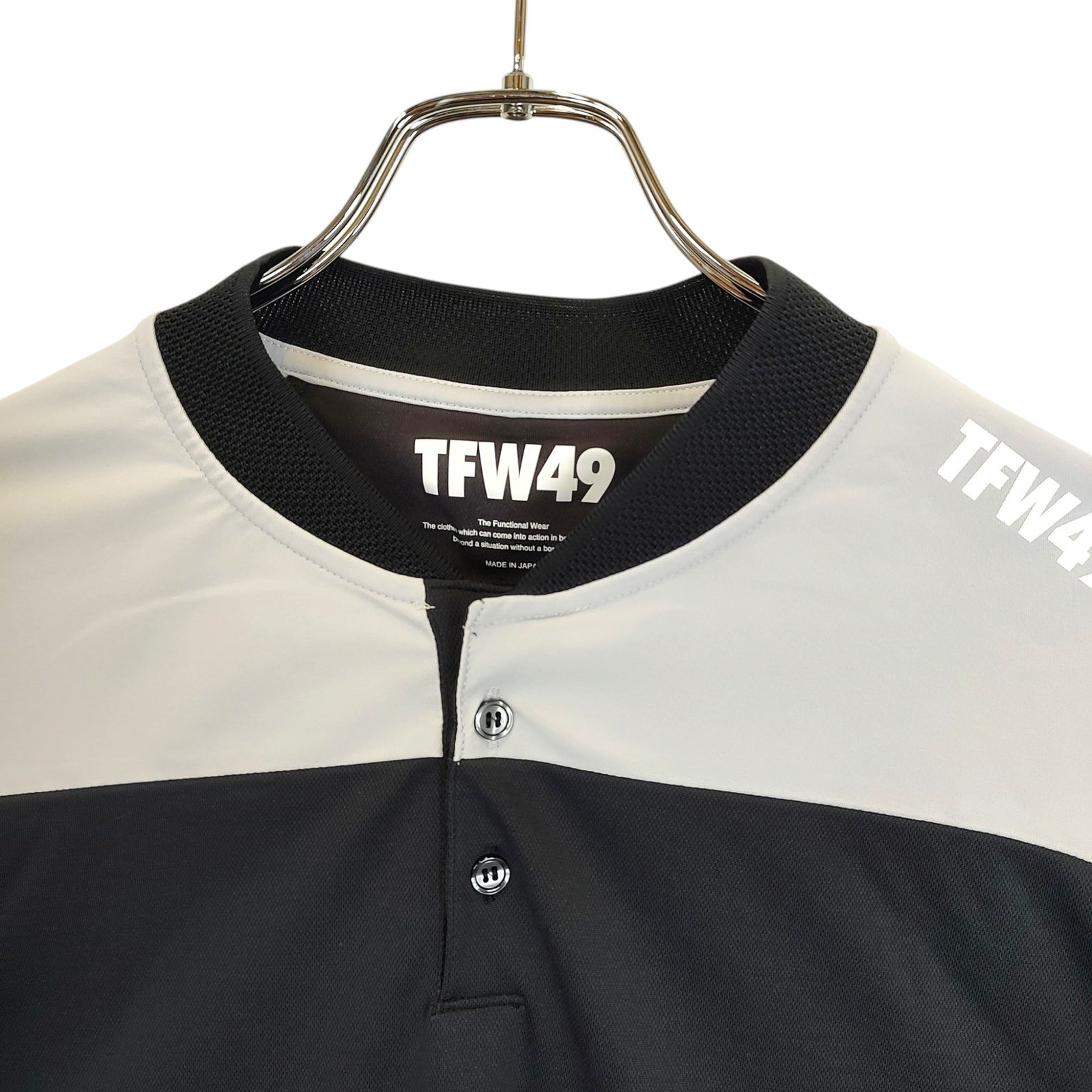 TFW49 ティーエフダブリュー ゴルフ 21SS COLLAR LESS POLO カラーレス